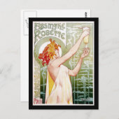Absinthe Robette Briefkaart (Voorkant / Achterkant)