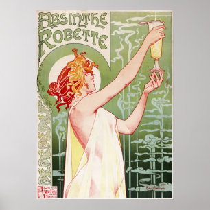 Absinthe Robette - Frans ad Poster