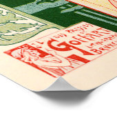 Absinthe Robette Par Alphonse Mucha Poster vintage (Coin)