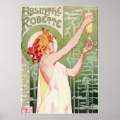 Absinthe Robette - Poster publicitaire Vintage (Devant)