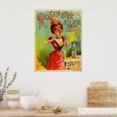 Absinthe Rosinette Poster (Keuken)