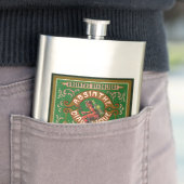 Absinthe Stainless Steel Hip Flask Heupfles (Voorbeeld)