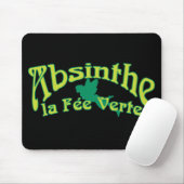 Absinthe Text La Fee Verte Muismat (Met muis)
