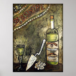 Absinthe ~ The Green Fairy Poster