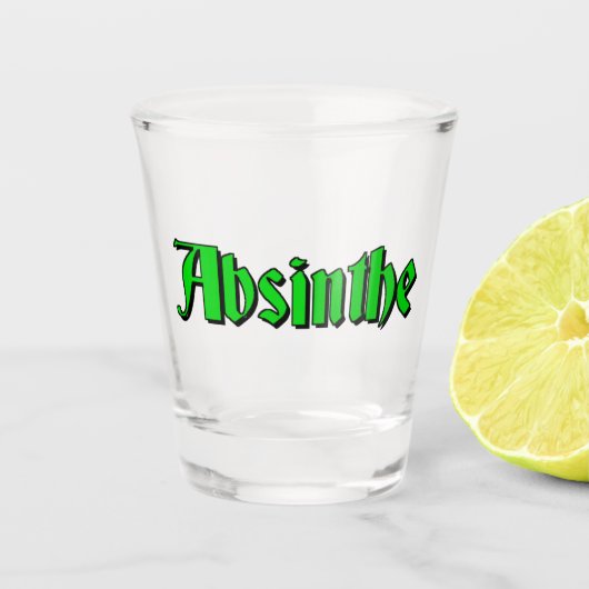 Absinthe Verre de tir (Devant)