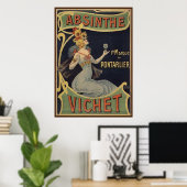 Absinthe Vichet Poster (Thuiskantoor)