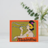Absinthe Woman Briefkaart (Staand voorkant)