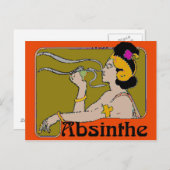 Absinthe Woman Briefkaart (Voorkant / Achterkant)