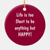 Absolument ! ornement Dahlia Rose Dahlia Cadeaux (Dos)