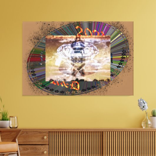 Absolut Vodka Canvas Afdruk (Insitu (Woonkamer))