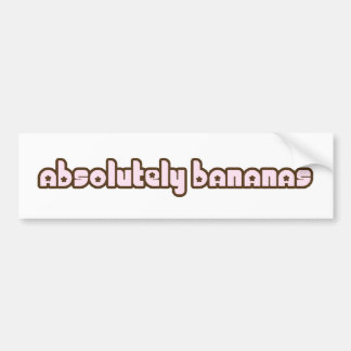 "Absolute Bananen" bumpersticker