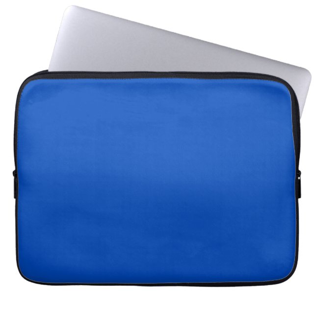 Absolute nul (effen kleur) laptop sleeve (Voorkant)