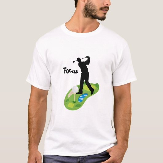 Absolute Swing Golf Silhouette T-shirt (Voorkant)