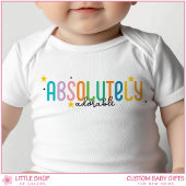 Absolutely Adorable Custom Text Romper