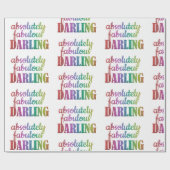 ABSOLUULOUS DARLING - FABULOUS - DARLING - CADEAUPAPIER (Vlak)