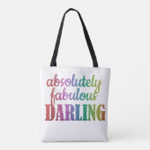 ABSOLUULOUS DARLING - FABULOUS - DARLING - DRAAGTAS (Achterkant)