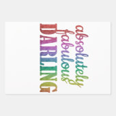 Absoluut fantastisch Darling inpakpapier - Glam Vel (Voorkant)