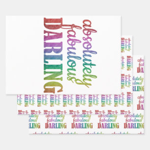 Absoluut fantastisch Darling inpakpapier - Glam Vel