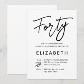 Absoluut fantastische 40e verjaardag kaart (Voorkant / Achterkant)