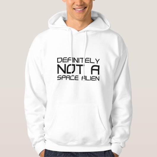 Absoluut geen ruimteAlien Hoodie (Voorkant)