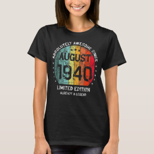 Absoluut Geweldige sinds augustus 1940 Man Woman B T-shirt