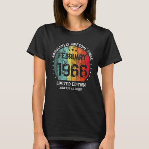 Absoluut Geweldige sinds februari 1966 Man vrouw B T-shirt