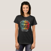 Absoluut Geweldige sinds februari 1966 Man vrouw B T-shirt (Voorkant volledig)