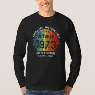 Absoluut Geweldige sinds oktober 1973 Man Woman Bi T-shirt