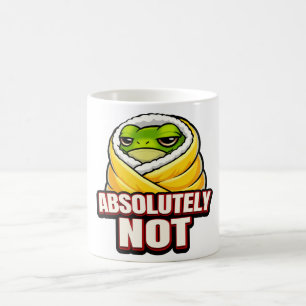 Absoluut Niet Kikker – Grappige Lui Kikker Meme Koffiemok