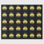 Absoluut Spec-Taco-Lar Funny Taco Pun Dark BG Cadeaupapier (Vlak)