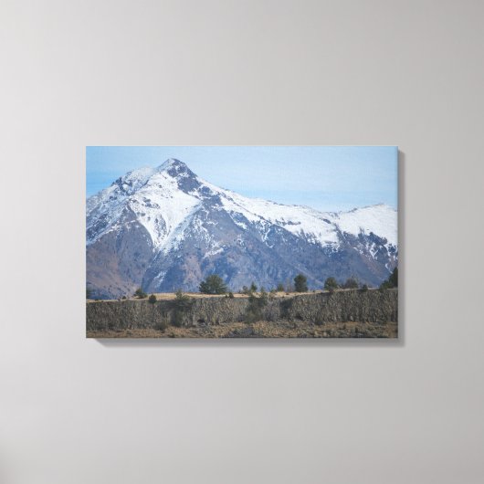 Absoraka Mountain Range Paradise Valley Montana Canvas Afdruk (Voorkant)