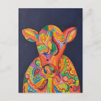 Absract Cow Briefkaart
