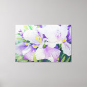 *~* Abstact Bloemen TV2 Uitgerekte Canvas Print (Voorkant)