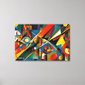 ABSTR_24-047, Abstracte galerijkunst Canvas Afdruk (Voorkant)