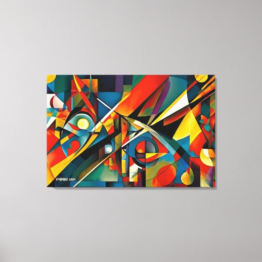 ABSTR_24-047, Abstracte galerijkunst Canvas Afdruk (Voorkant)