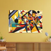 ABSTR_24-049, Abstracte galerijkunst Canvas Afdruk (Insitu (Woonkamer))