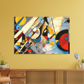 ABSTR_24-057, Abstracte galerijkunst Canvas Afdruk (Insitu (Woonkamer))