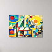 ABSTR_24-084, Abstracte galerijkunst Canvas Afdruk (Voorkant)