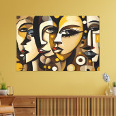 ABSTR_25-005 Abstracte Galerij Art Canvas Afdruk (Insitu (Woonkamer))