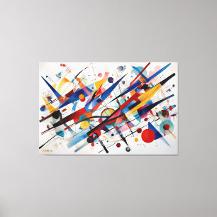 ABSTR_25-012 Abstracte kunst Canvas Print
