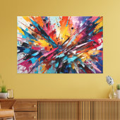 ABSTR_25-039 Abstracte kunst Canvas Print (Insitu (Woonkamer))