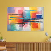 ABSTR_25-049 Abstracte kunst Canvas Print (Insitu (Woonkamer))
