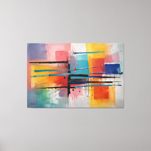 ABSTR_25-049 Abstracte kunst Canvas Print