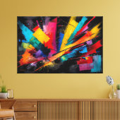 ABSTR_25-063 Abstracte kunst Canvas Print (Insitu (Woonkamer))