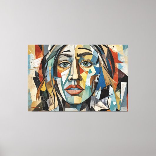 ABSTR_25-074 Abstracte kunst Canvas Print (Voorkant)