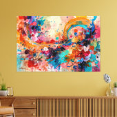 ABSTR_25-079 Abstracte kunst Canvas Print (Insitu (Woonkamer))