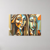 ABSTR_25-081 Abstracte kunst Canvas Print (Voorkant)