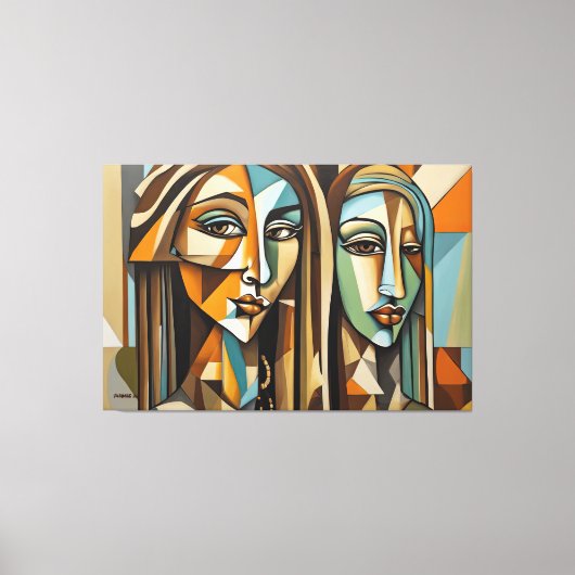 ABSTR_25-081 Abstracte kunst Canvas Print (Voorkant)