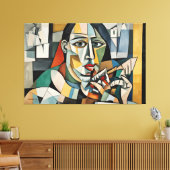 ABSTR_25-083 Abstracte kunst Canvas Print (Insitu (Woonkamer))