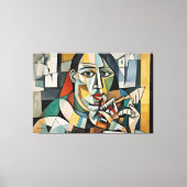 ABSTR_25-083 Abstracte kunst Canvas Print (Voorkant)